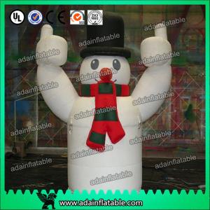 Wholesale Christmas Inflatable Snow Man，Inflatable Snowman Mascot, Christmas Advertising Inflatable from china suppliers