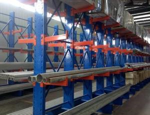 Wholesale Heavy Duty Warehouse Steel Storage Metal Arm Cantilever Pallet Rack for Pipes from china suppliers
