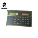 Portable Micro PVC Business Cards , Black Blank Plastic Id Cards Solar