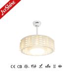 Living Room 22 Inch Bladeless LED Ceiling Fan Remote Control 18W