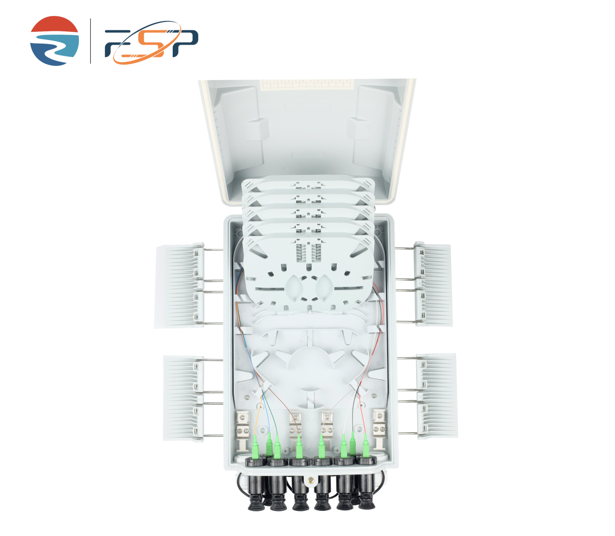 8 Cores Pre-Connectorized Fiber Optic Splitters for Outdoor FTTH Network Distribution