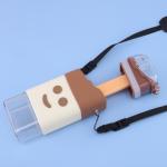 Kids Cute Ice Cream Shaped Water Bottle Cup With Straw 10OZ