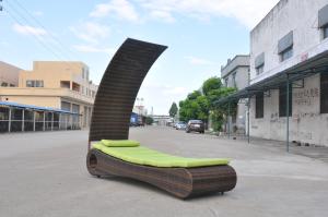 Wholesale hotel garden sun lounger rattan chaise lounge from china suppliers