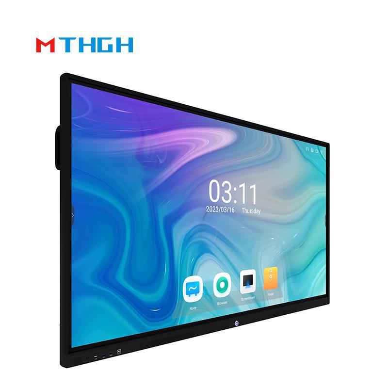MTHGH 98" 4K 16 9 Interactive Touch Screen Whiteboard for School Meeting Room Front View