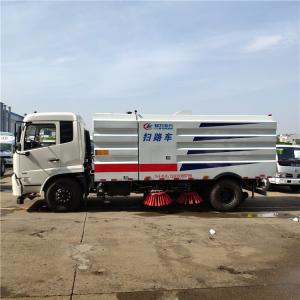 China HOT SALE! Bottom price dongfeng 4*2 LHD road sweeping vehicle with snow removal, road cleaning vehicle with snow shovel on sale
