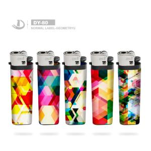 Wholesale Manufacture Direct Sale Customized Fashion Flint Wheel Cigarette Lighter with Plastic from china suppliers