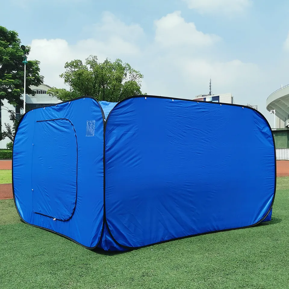 Quadrilateral compartment refuge isolation room simple quick-open folding tent shelter tent module tent