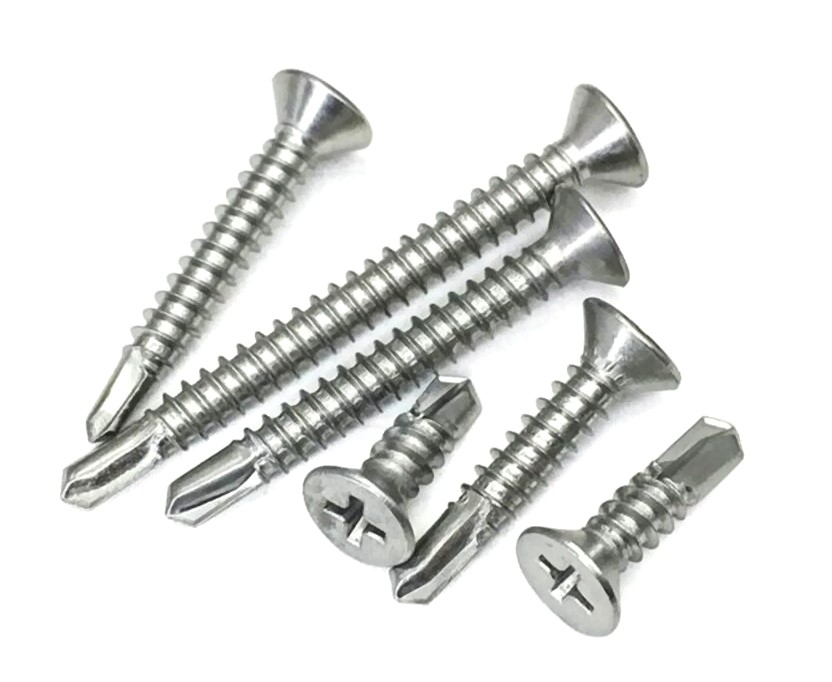 Stainless Steel Self Drilling Screw with Pan Head and Phillips Drive Length 1mm-500mm