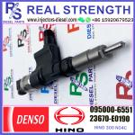 original injector 095000-6550 095000-6551 For HINO 300 N04C 23670-E0190 23670