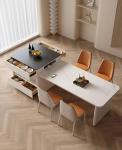 Rock Plate Hotel Restaurant Furniture Creative Dining Table Set