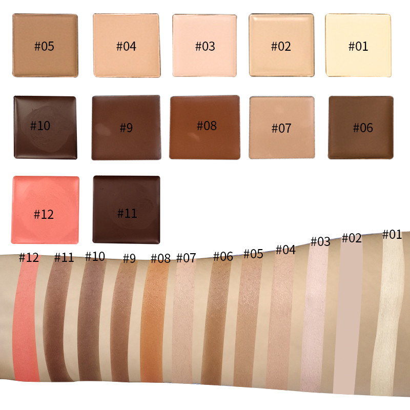 Bronzer Palette 6C Colors Face Makeup 2.5g Highlight Make Up Palette