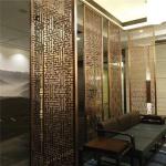 Stylish 304 316 Gold Stainless Steel Frame Storage Modern Furniture Screen