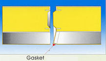 Back Loading Display Walk In Freezer Room , Led Light Industrial Cold Room