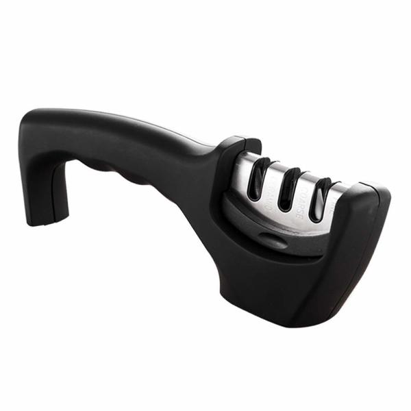 Professional Stainless Steel 3 Stage Knife Sharpener High Strength Eco -