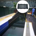 600*460*38mm Drainage Rubber Cover Mats horse rubber mats For Racecourse Channel