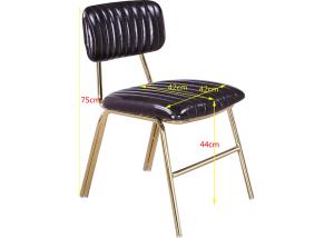 Wholesale Hengfeng Furniture 42cm Faux Leather Dining Chairs from china suppliers