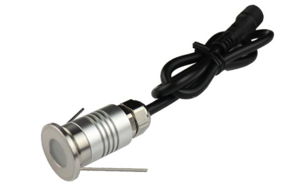 1W Mini Ground Light DC12V IP67 Waterproof LED Underground Outdoor Landscape
