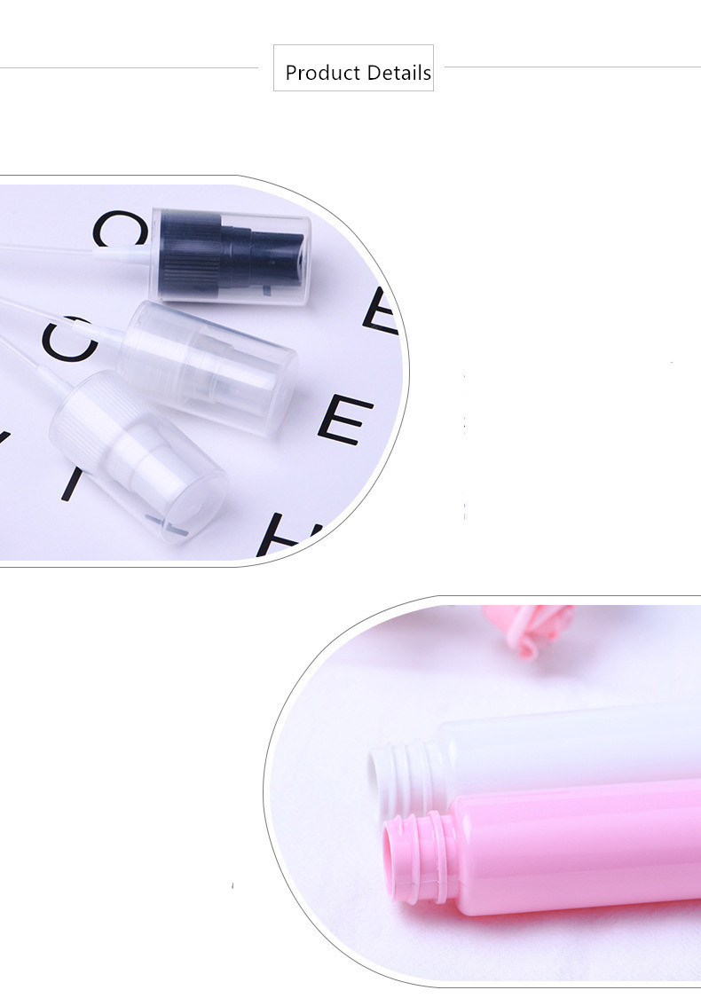 30ml Plastic Bottles Unique Small Empty Clear PETG Flat Bottle