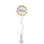Sunflower clip fan rechargeable battery portable mini clip fan