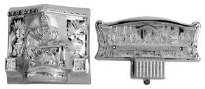 Wholesale OEM / ODM Parts Of A Casket , Casket Corners With Painting / Electronic Plating from china suppliers