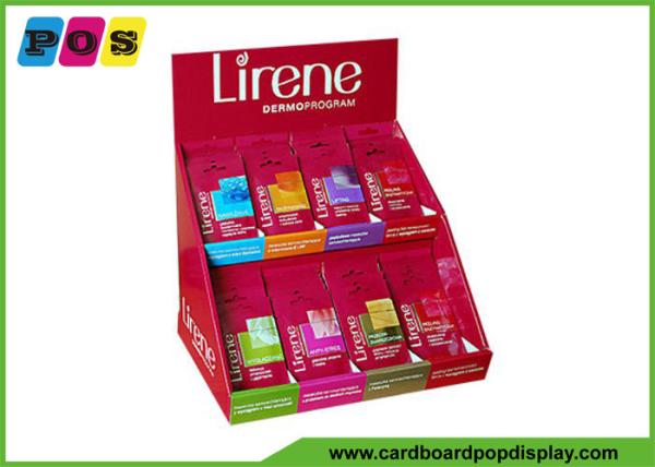 Two Tiers Retail POP Counter Displays , Counter Top Display Boxes For Cosmetic