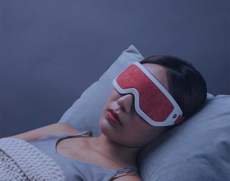 ODM Graphene Silk Electric Eye Mask Multifunctional USB Charging