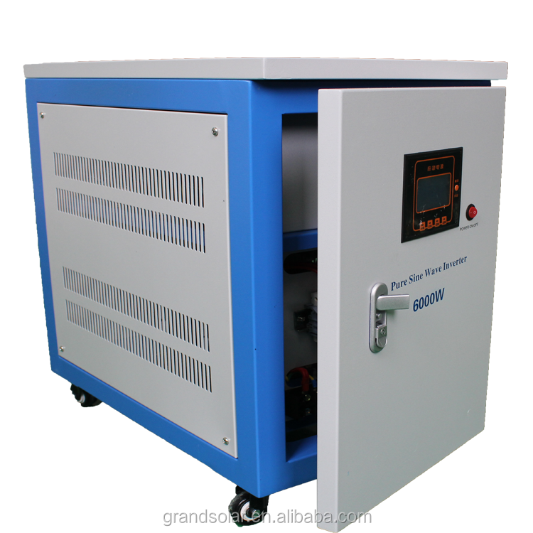 High Quality 8KW Three phase Pure Sine Wave Low Frequency DC AC Off Grid Inverter For Solar Power System
