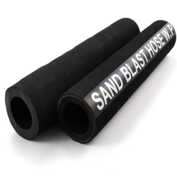 Flexible High Abrasive Sandblasting Hose 51mm 2 Inch Oil Resistant Synthetic