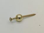 Round Ball Coffin Accessories Zamak Materail Screw ZD05B In Gold Plating