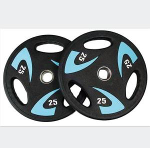 Wholesale Gym Weight Lifting Three Holes Hand Grip Barbell Plate 1.25 - 25kg from china suppliers