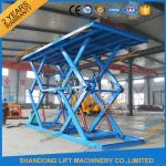 In Ground 3 ton Basement Hydraulic Car Scissor Lift for Home Garage