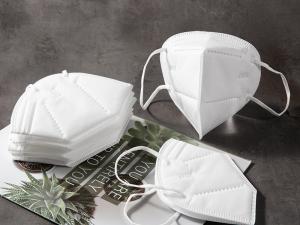 Wholesale Flat Fold Disposable KN95 Mask Non Woven EN149 FFP2 Face Masks from china suppliers