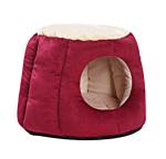 Warm Sleeping Felt Cat Cave Bed Nest Kitty Shape Puppy House
