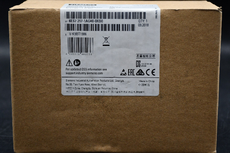 Siemens S7-300 PLC CPU - 4 Inputs, 8 Outputs, For Use With SIMATIC S7-300 Series, RS485 Interface