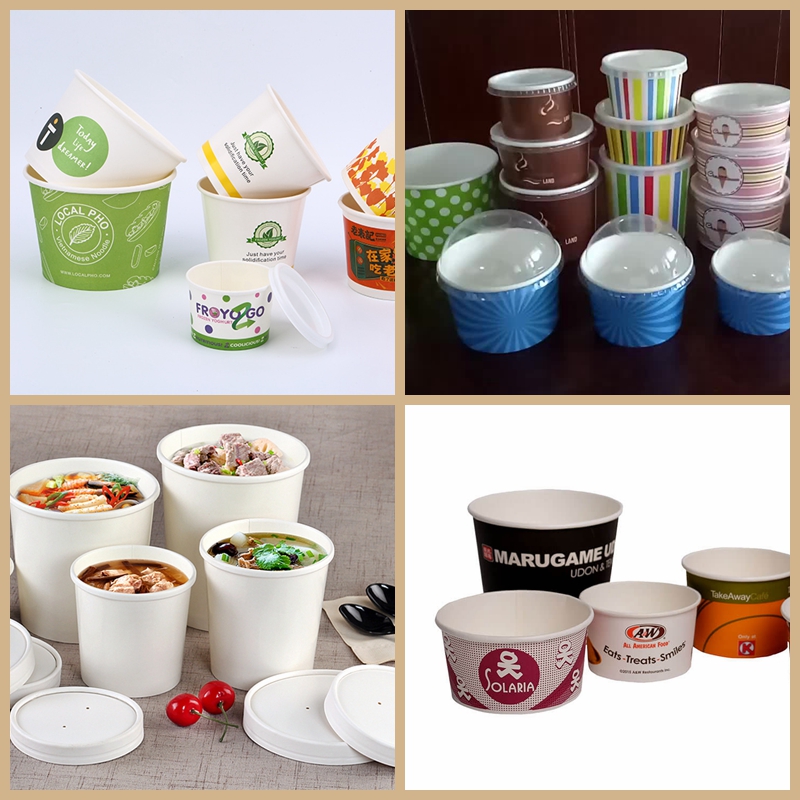 Natural Compostable Uncoated White Paper For Cup Bowls Soup Bowls