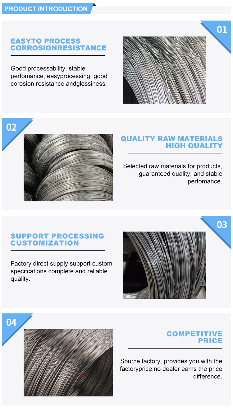 1.6mm Stainless Steel Wire In 300 Series Grade With Customer Request Length