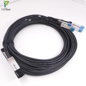 Wholesale 40G QSFP+ TO 4SFP+ DAC Breakout Passive Optical Cable from china suppliers