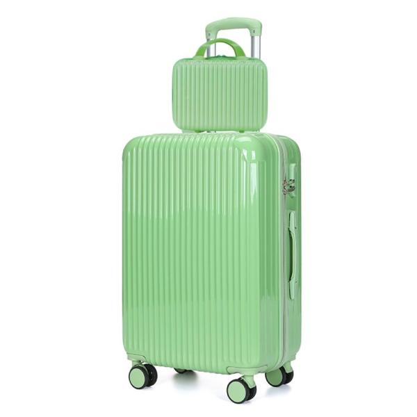 Travel luggage Sets, cosmetic case set, Scratch-Resistant And Wear-Resistant PVC Material, Large Capacity Suitcase, Silent Pulley + Combination Lock