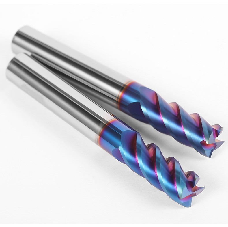 KM-65 Series Flat Milling Cutter For Heat Treated Steel Cutting With Nano Coating