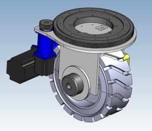 Wholesale High Power 48V AGV Heavy Duty Robot Wheels Rubber Drive Wheel 645mm from china suppliers