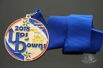 Awareness Walk Gold Sport Metal Award Medals Blue Ribbon Hockey And Racing