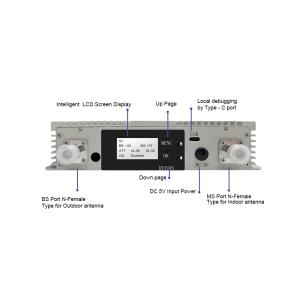 Wholesale Light weight Digital Band Selective Repeater Booster For WCDMA 2G 3G 2100MHz from china suppliers