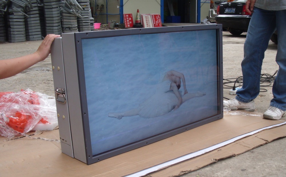 65inch Wall Mounted Outdoor Tv Lifespan 60000 Hours Panel Type Tft Lcd Screen Outdoor Digital Advertising Display