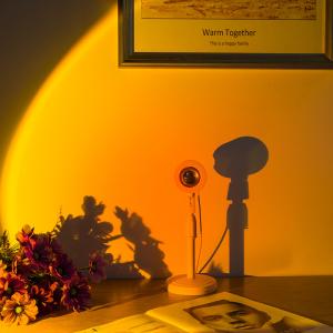 Wholesale USB DC5V LED Rainbow Sunset Projection Floor Lamp For Home Decor from china suppliers