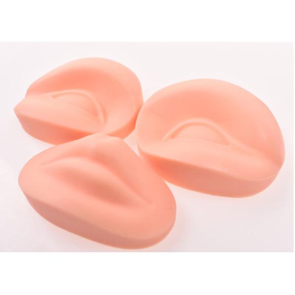 3D Replaceable Eyes + 1 pc Lip Permanent Makeup Practice Skin Washable
