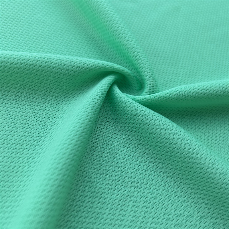100% Polyester Knit Bird Eye Fabric Breathable Wicking for Activewear Ball Suit