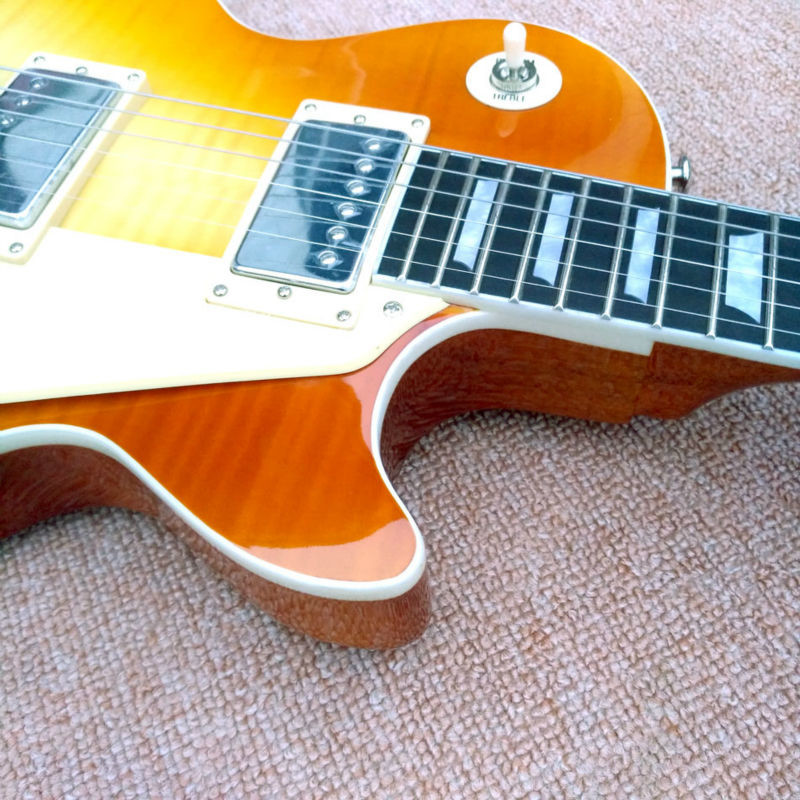 New style of high-quality standard LP 1959 R9 electric guitar, maple top, ebony fingerboard electric guitar