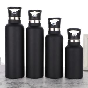 Wholesale 25oz Hydro Double Wall Flask Stainless Steel Water Bottle Bite Valve Top Vacuum Insulated Sweat Proof Leak Proof Sports Thermos Standard Mouth 25oz from china suppliers