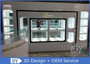 Wholesale Fully Pre Assembly Modern Jewelry Showcases With MDF Wood + Glass + Lights from china suppliers