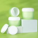 Exquisite 50g Plastic Airless Cream Jar Used For Cosmetic Skincare
